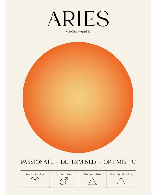 Aura Aries Art Print